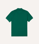 Green Piqu Cotton Polo Shirt