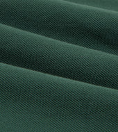 Pique Cotton Long Sleeve Polo Shirt