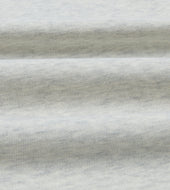Grey Melange Jersey Cotton Long Sleeve Polo Shirt