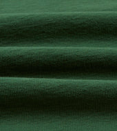 Green Cotton Long Sleeve Mock Neck Hiking T Shirt