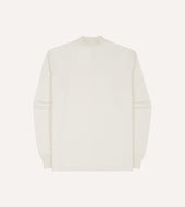 Antique Cotton Long Sleeve Mock Neck Hiking T Shirt