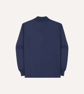 Cotton Long Sleeve Mock Neck Hiking T Shirt