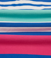 Pink Green And Stripe Cotton Rugby Shirt