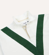 And Green Chevron Cotton Rugby Shirt