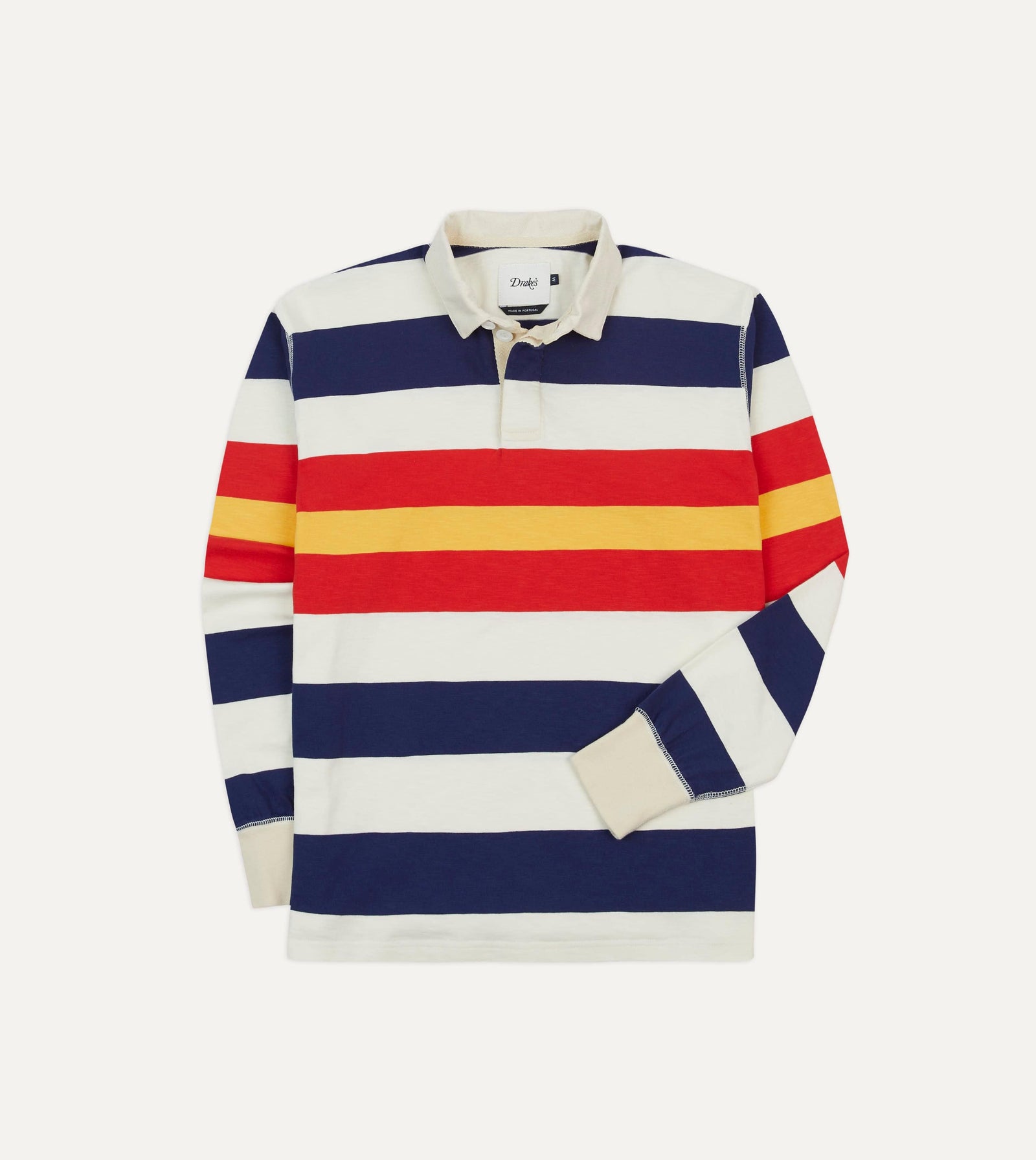 Multi Stripe Flam Cotton Rugby Shirt