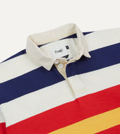Multi Stripe Flam Cotton Rugby Shirt