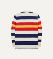 Multi Stripe Flam Cotton Rugby Shirt