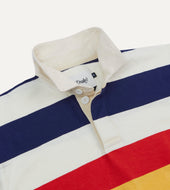 Multi Stripe Flam Cotton Rugby Shirt