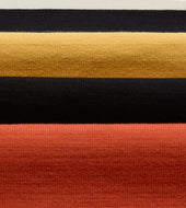 Black And Orange Multi Stripe Cotton Rugby Shirt