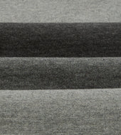 Grey Melange Centre Stripe Cotton Rugby Shirt