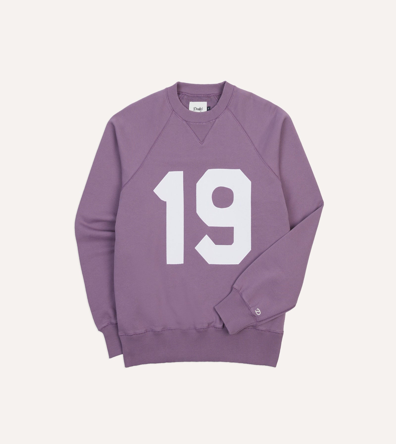 Lilac 1977 Appliqu Cotton Sweatshirt