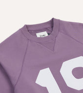 Lilac 1977 Appliqu Cotton Sweatshirt