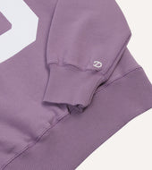 Lilac 1977 Appliqu Cotton Sweatshirt