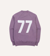 Lilac 1977 Appliqu Cotton Sweatshirt