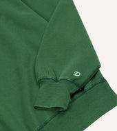 Green Cotton Hemp Raglan Sweatshirt