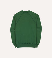 Green Cotton Hemp Raglan Sweatshirt