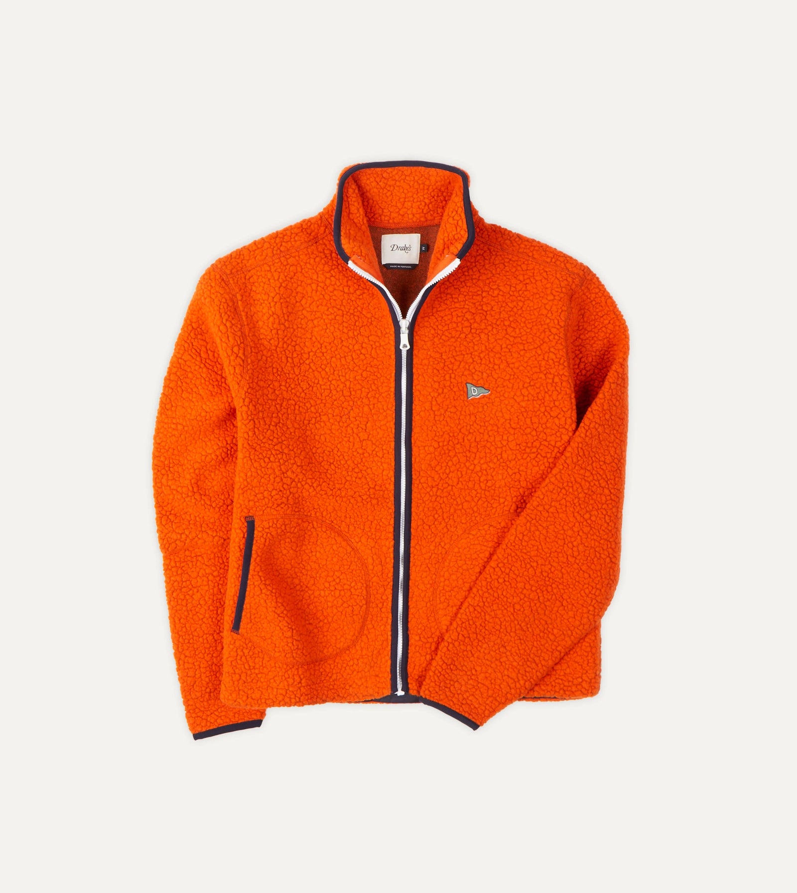 Boucle Wool Zip Fleece Jacket