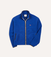 Boucle Wool Zip Fleece Jacket