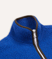 Boucle Wool Zip Fleece Jacket