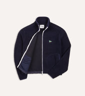 Boucle Wool Zip Fleece Jacket