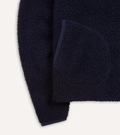 Boucle Wool Zip Fleece Jacket