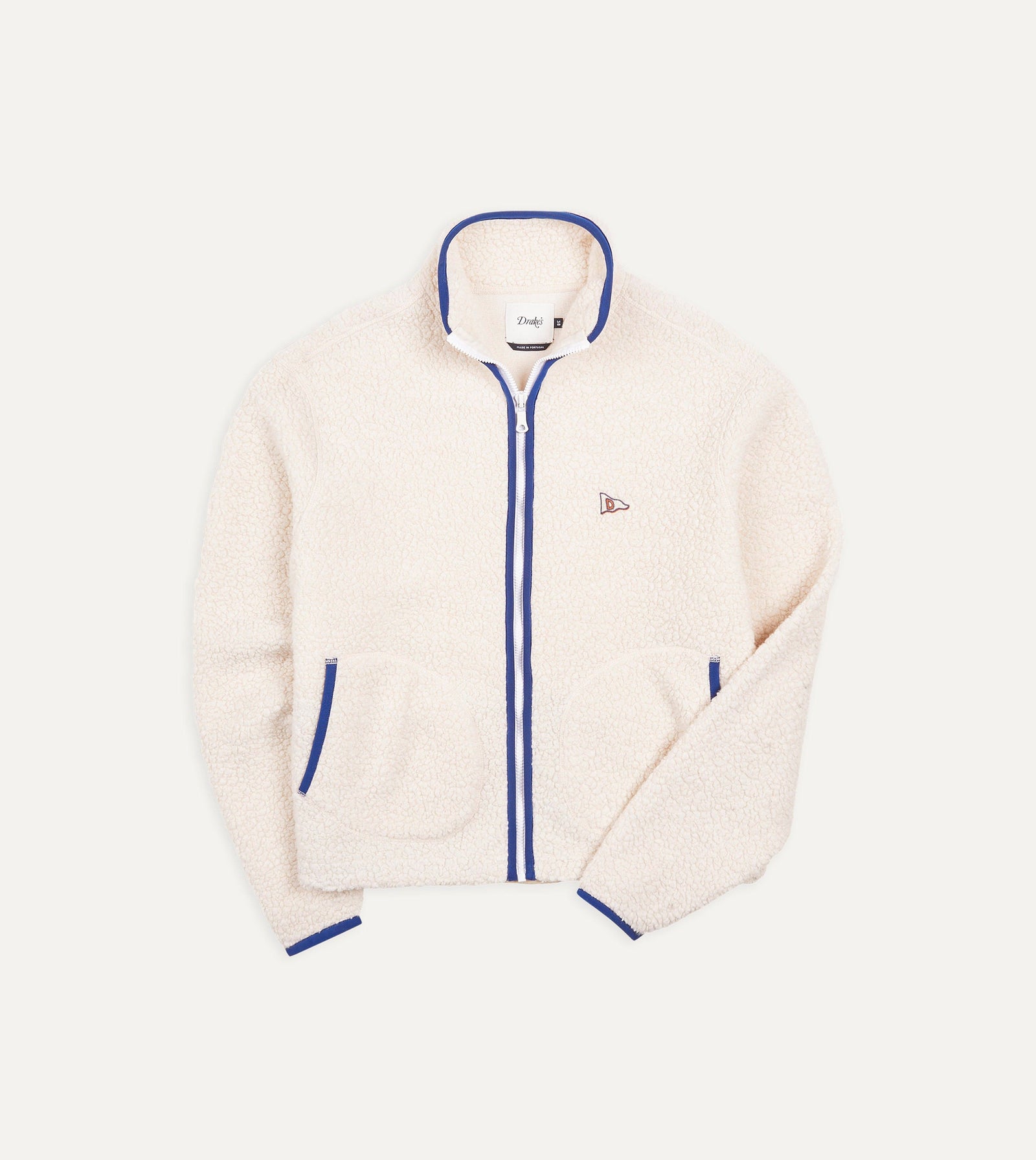 Boucle Wool Zip Fleece Jacket