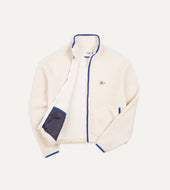 Boucle Wool Zip Fleece Jacket