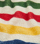Stripe Boucle Wool Zip Fleece Vest