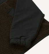 Drake S By A Levine Boucle Wool Half Zip Fleece Jacket