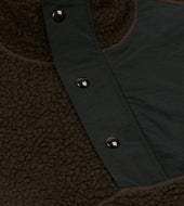 Drake S By A Levine Boucle Wool Half Zip Fleece Jacket