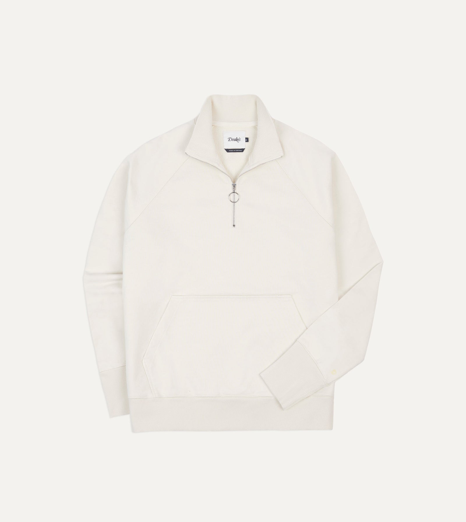 Cotton Quarter Zip Sweatshirt