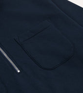 Cotton Half Zip Collared Sweatshirt
