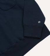 Cotton Half Zip Collared Sweatshirt