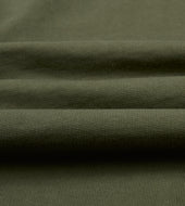 Green Cotton Quarter Zip Collared Sweatshirt