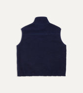 Boucle Wool Zip Fleece Vest