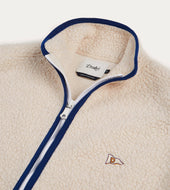 Boucle Wool Zip Fleece Vest