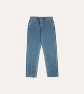 Bleach Wash 14 2oz Japanese Selvedge Denim Five Pocket Jeans
