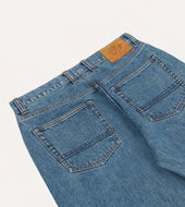 Bleach Wash 14 2oz Japanese Selvedge Denim Five Pocket Jeans