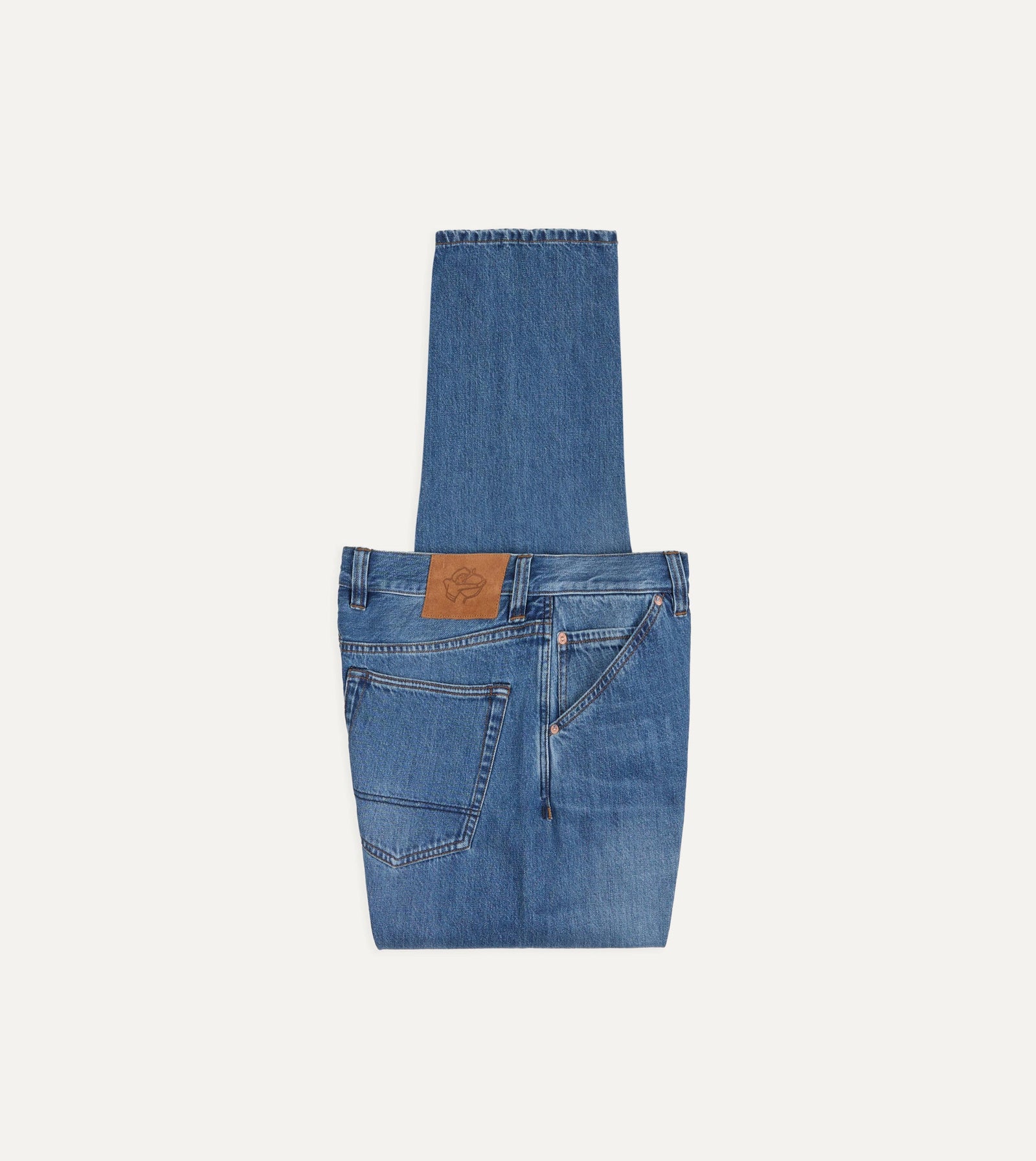 Wash 13oz Seamless Five Pocket Jeans