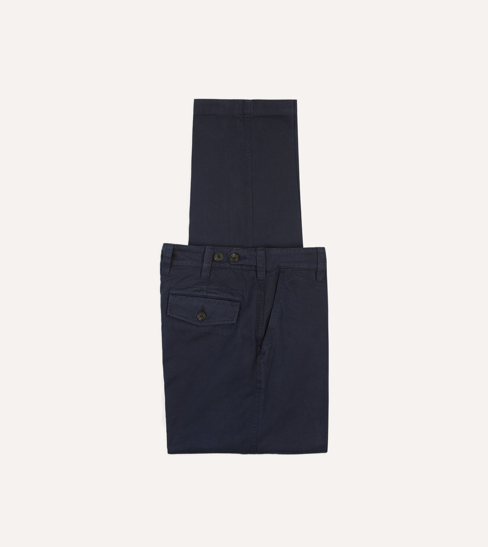Cotton Flat Front Chino