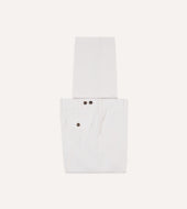 Ecru Cotton Flat Front Chino