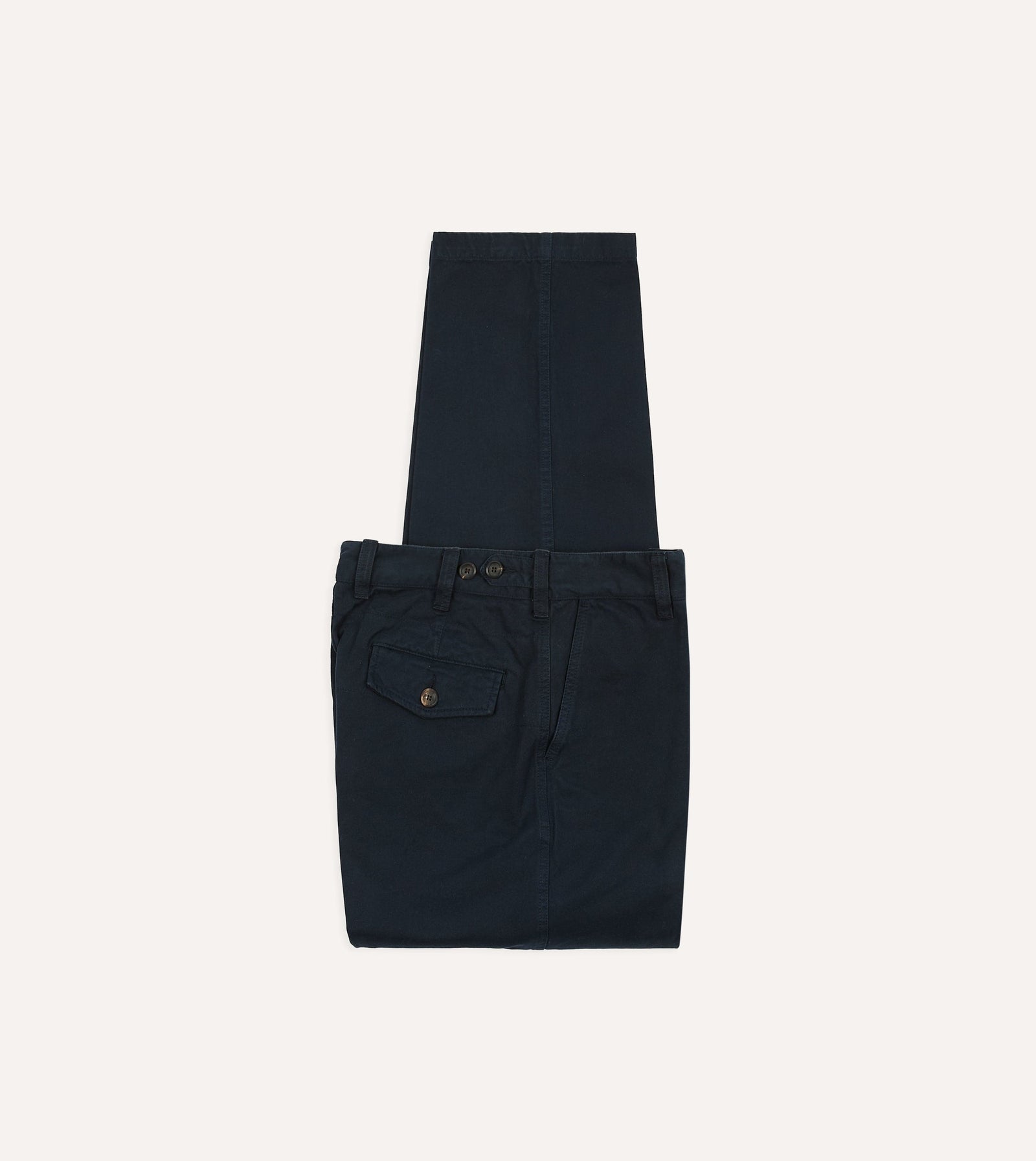 Heavy Cotton Flat Front Chino