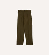 Heavy Cotton Flat Front Chino