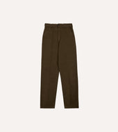 Heavy Cotton Flat Front Chino