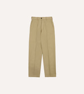 Heavy Cotton Flat Front Chino