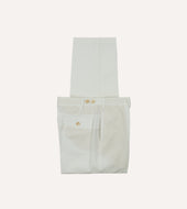 White Seersucker Games Trousers