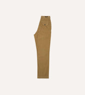 Cotton Corduroy Wide Leg Double Pleat Chino