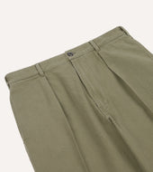 Herringbone Twill Cotton Games Trouser