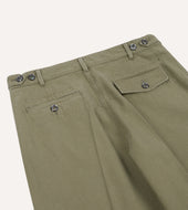 Herringbone Twill Cotton Games Trouser