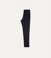 Wool Flannel Flat Front Trousers